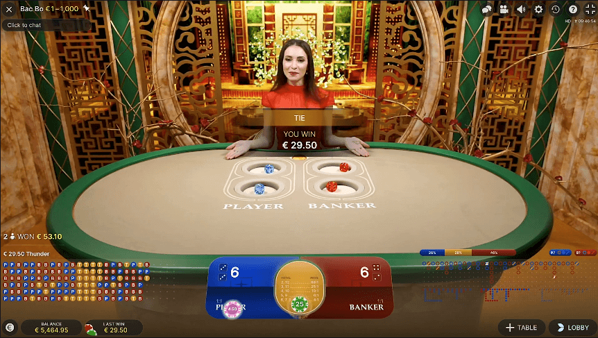 Bac Bo (Evolution Gaming) Image 2